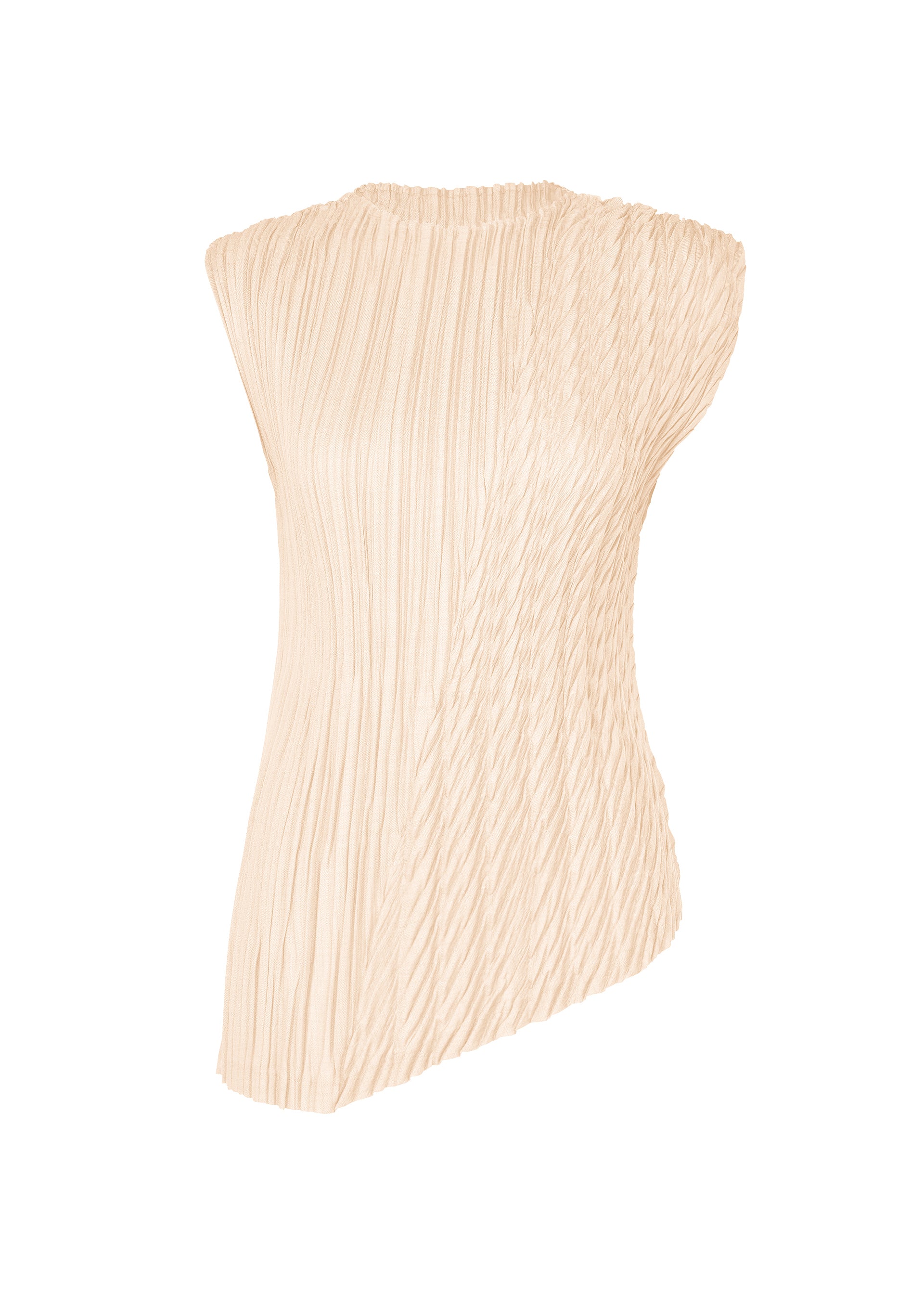 UNFURLING PLEATS、ウィメンズ_トップス_トップ、ホワイト