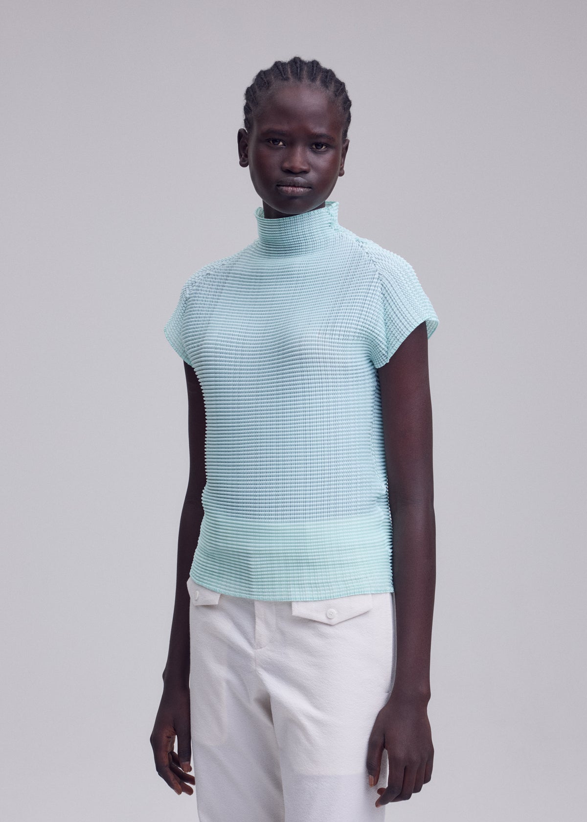 WOOLY PLEATS-68、ウィメンズ_トップス_トップ、着用画像2
