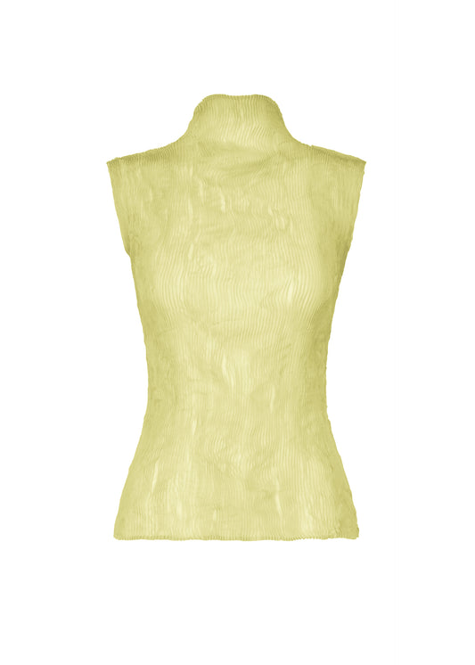 CHIFFON TWIST 1、ウィメンズ_トップス_トップ、イエロー