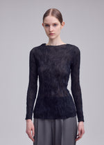 CHIFFON TWIST BK/WT-68、ウィメンズ_トップス_トップ、着用画像2