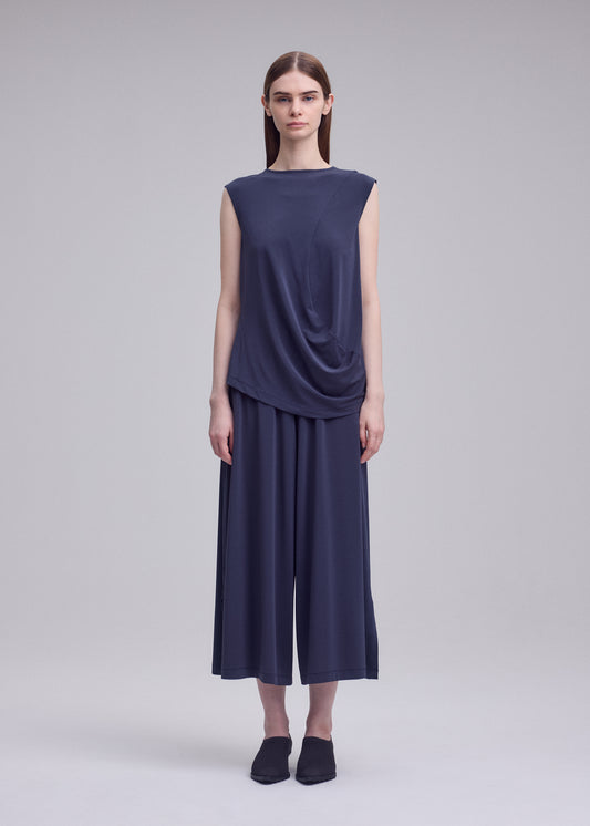 DRAPE JERSEY-68、ウィメンズ_トップス_トップ、着用画像1