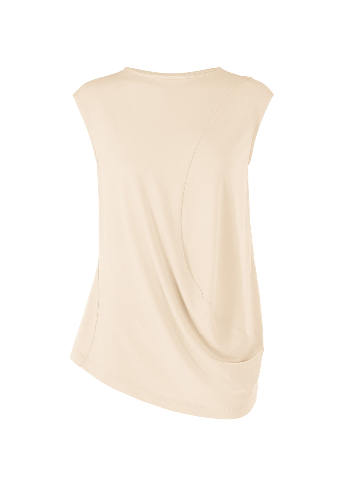 DRAPE JERSEY-68、ウィメンズ_トップス_トップ、ホワイト