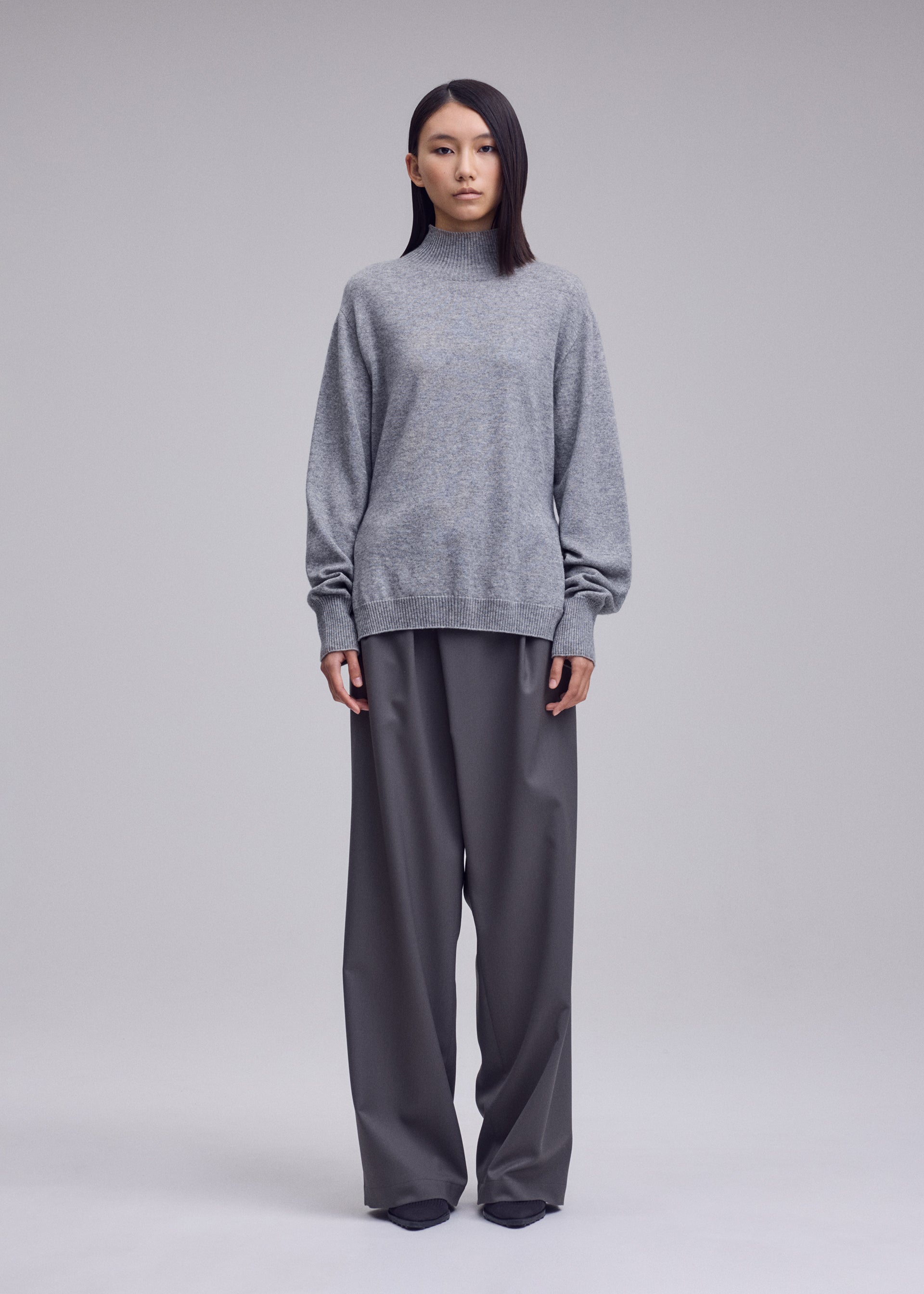 SILK CASHMERE KNIT、ウィメンズ_ニット、着用画像1