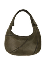 CARVED LEATHER BAG、バッグ&財布_ショルダーバッグ、グリーン