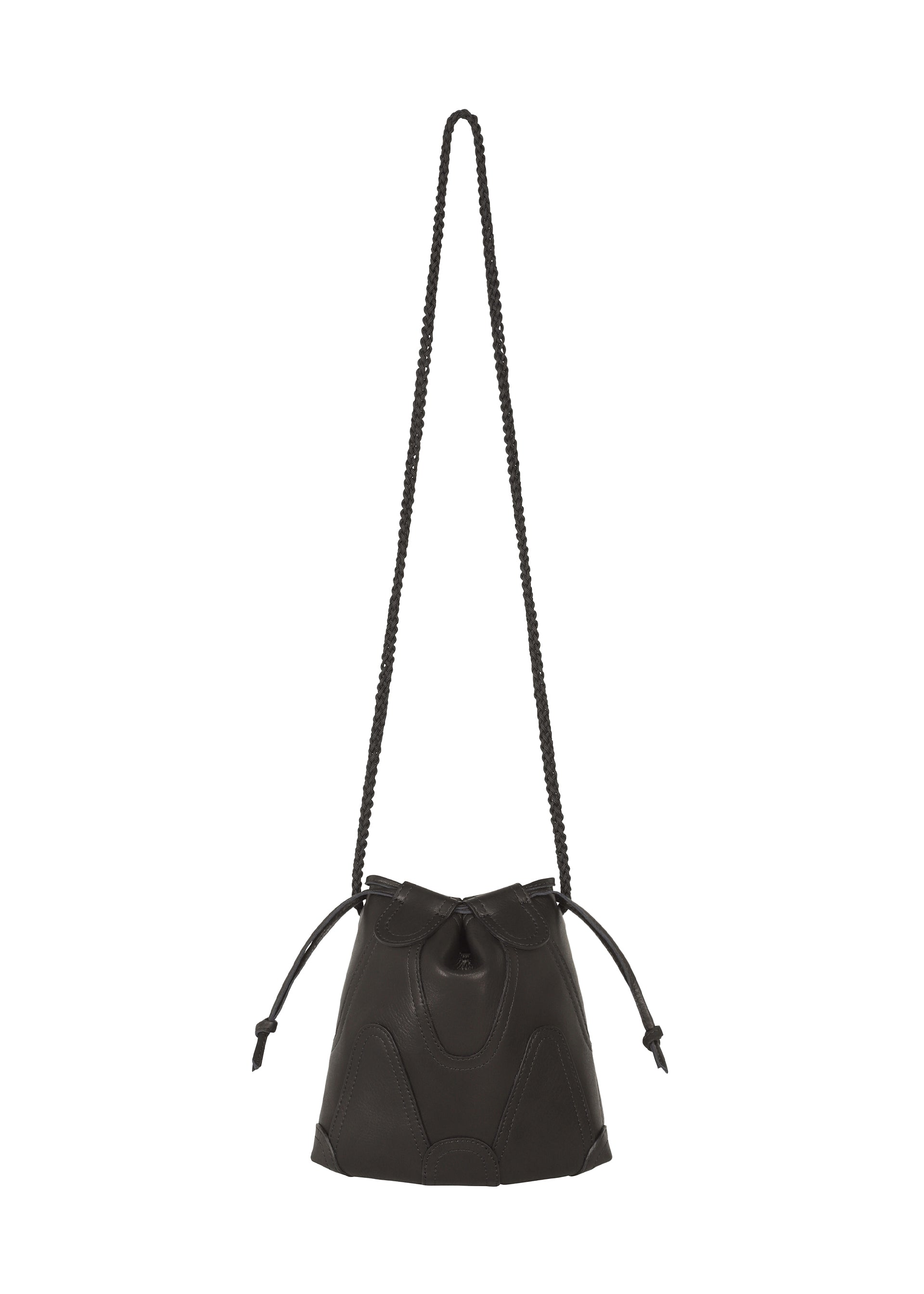 ELEMENTS LEATHER BAG、バッグ&財布_ショルダーバッグ、ブラック