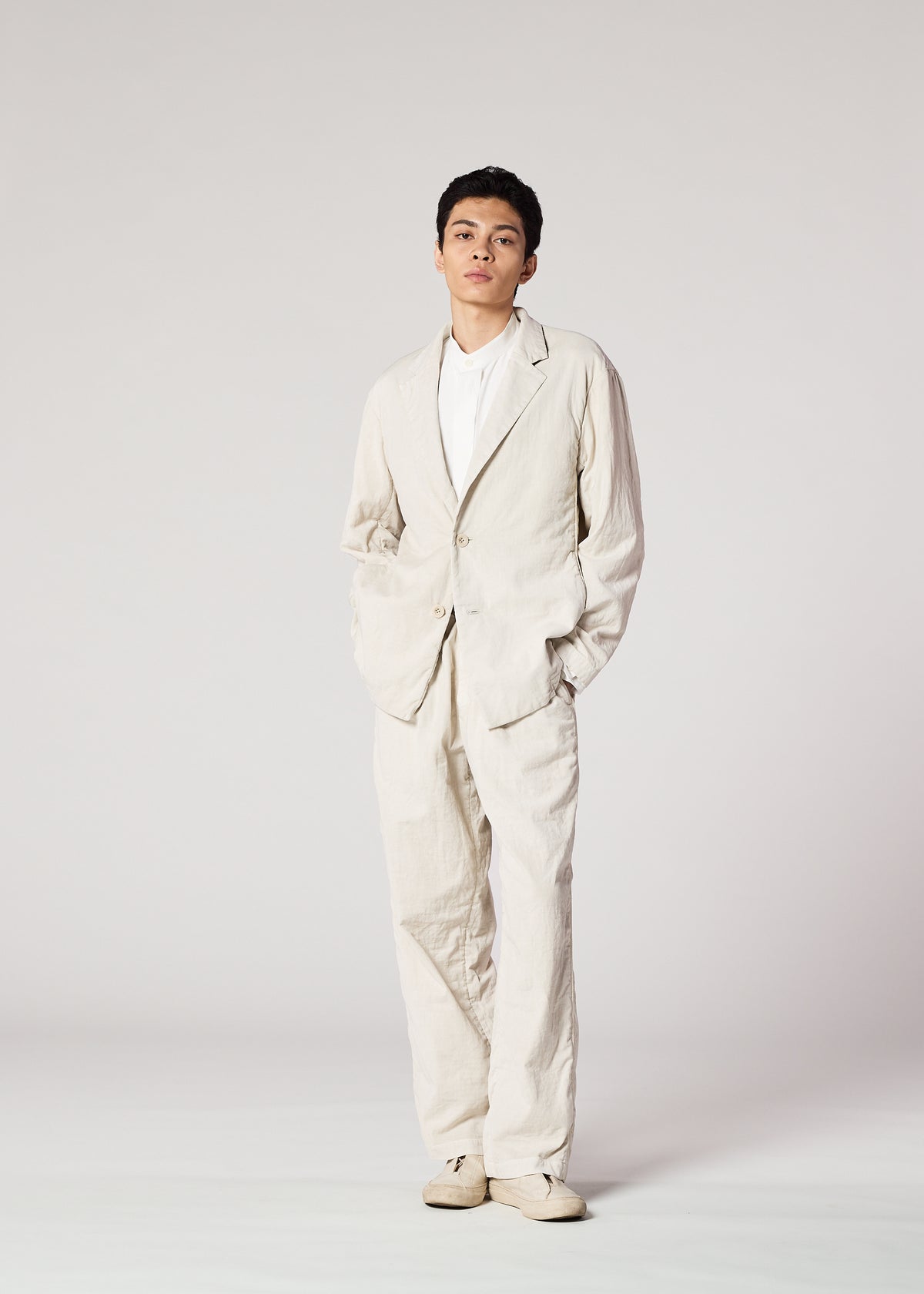 PIGMENT DOUBLE FACE COTTON、メンズ_ジャケット&コート_ジャケット＆ブルゾン、着用画像4