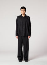 COMPACT SHIRT BLACK、メンズ_トップス_シャツ、着用画像1