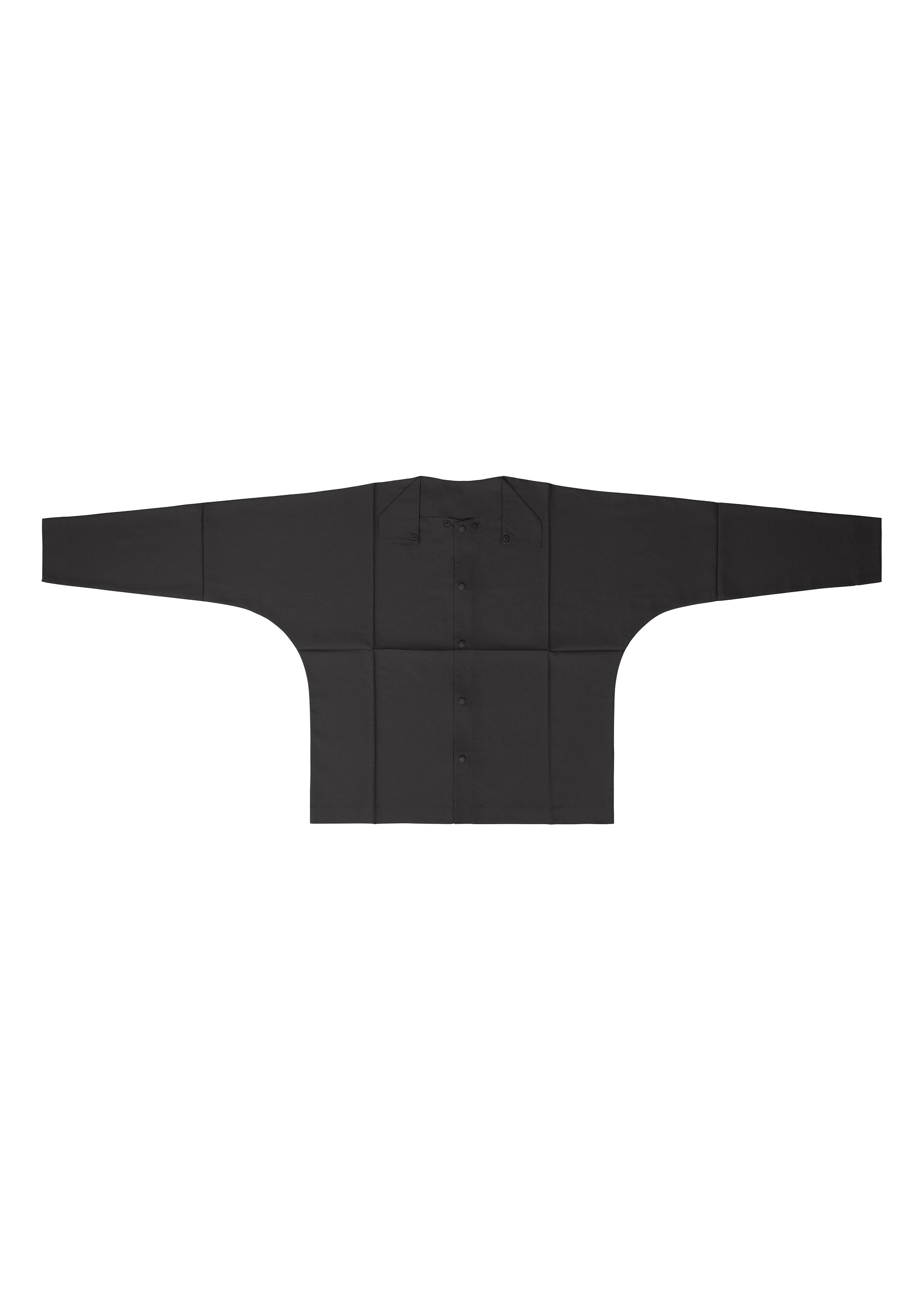 COMPACT SHIRT BLACK、メンズ_トップス_シャツ、ディテール画像3