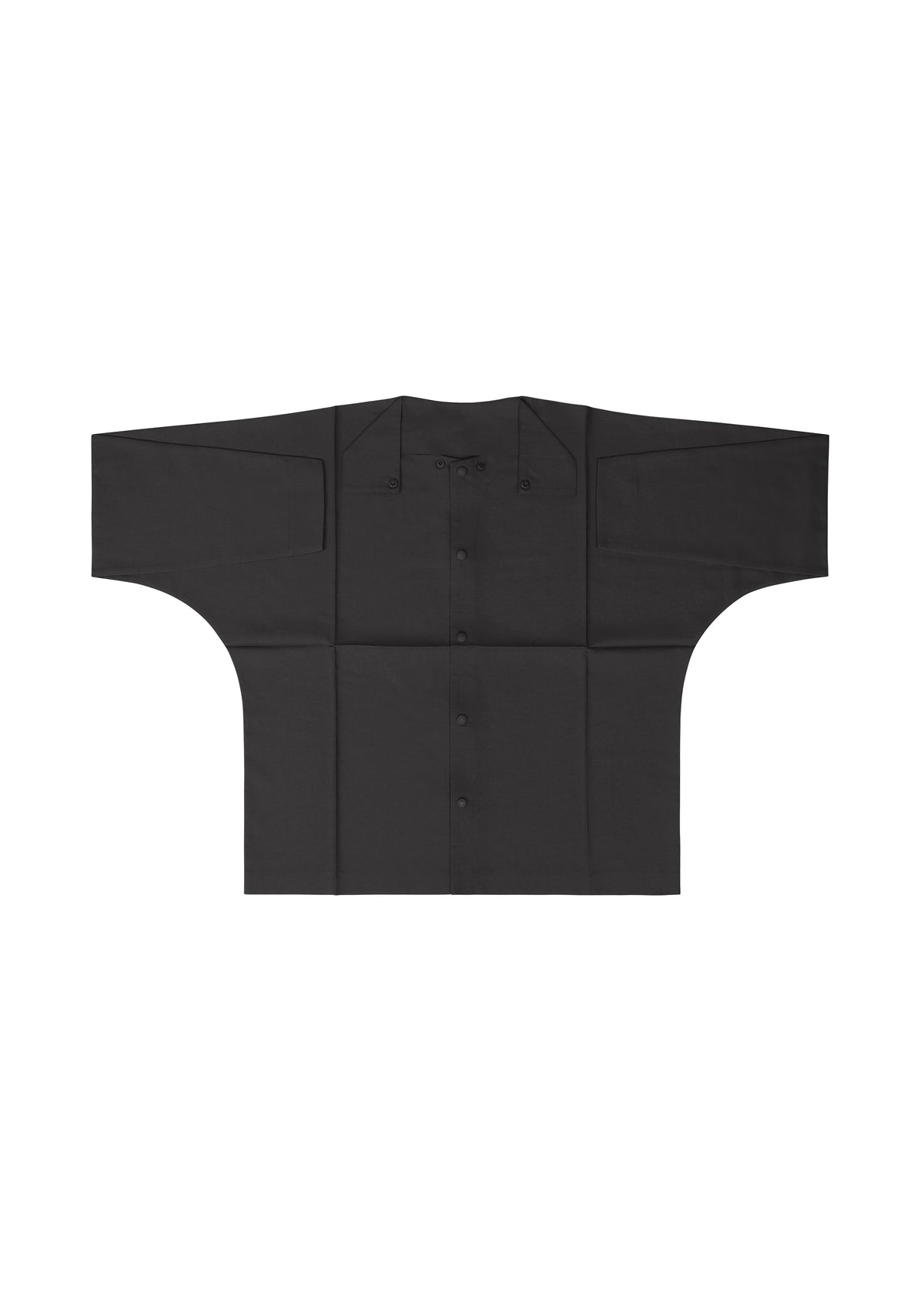 COMPACT SHIRT BLACK、メンズ_トップス_シャツ、ディテール画像4