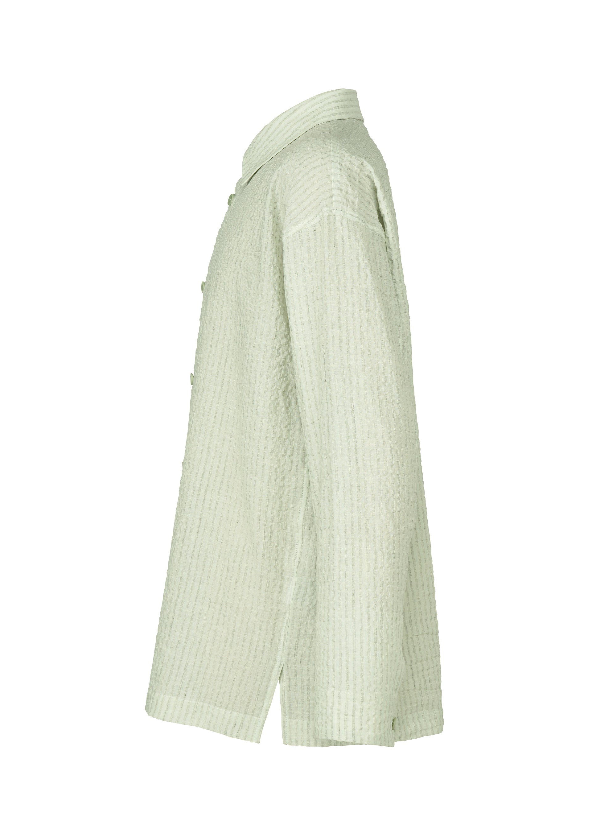 STRIPE LINEN SHRINK、メンズ_トップス_シャツ、ディテール画像2
