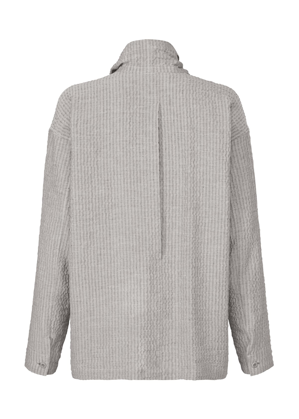 STRIPE LINEN SHRINK、メンズ_トップス_シャツ、ディテール画像1
