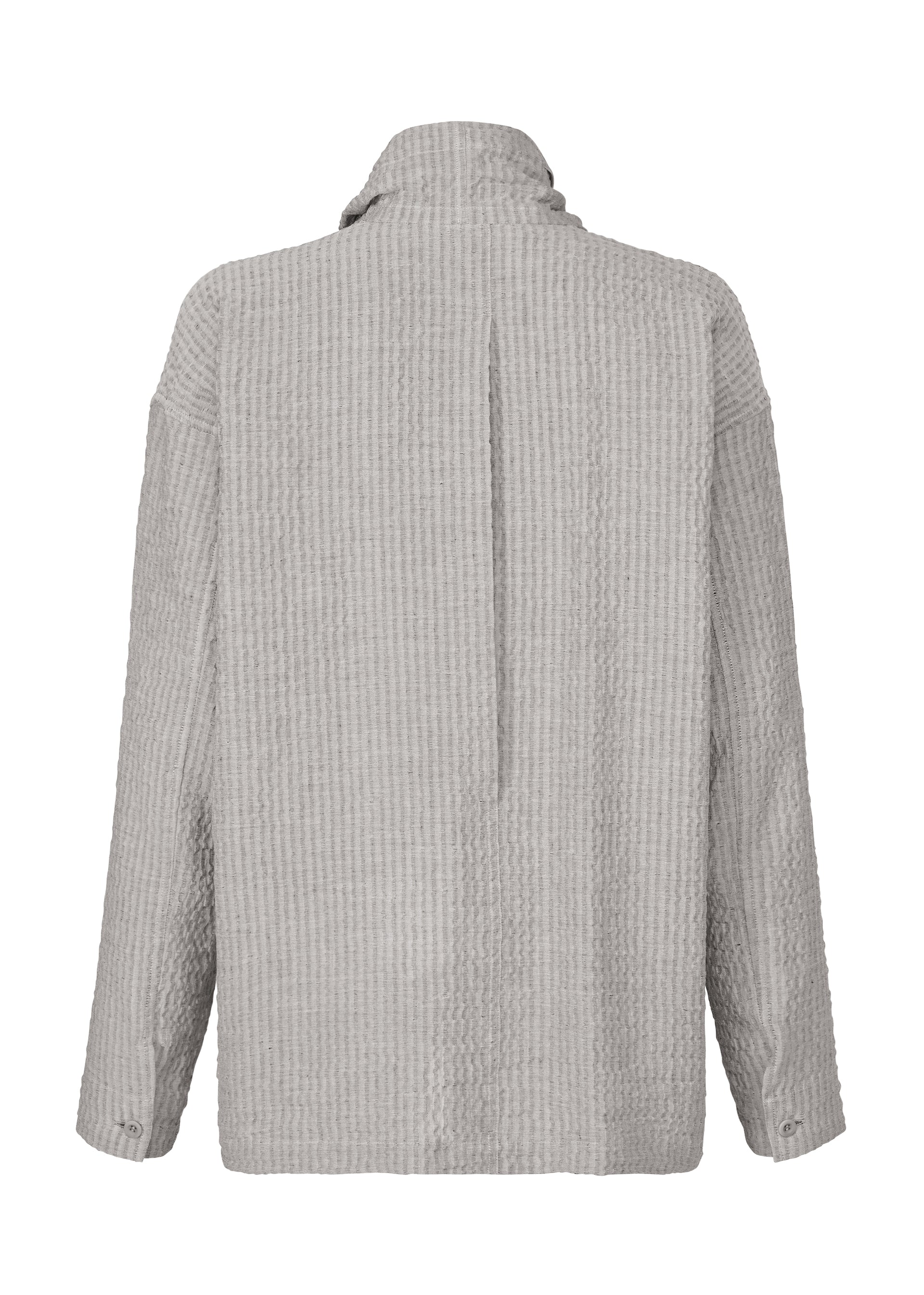 STRIPE LINEN SHRINK、メンズ_トップス_シャツ、ディテール画像1