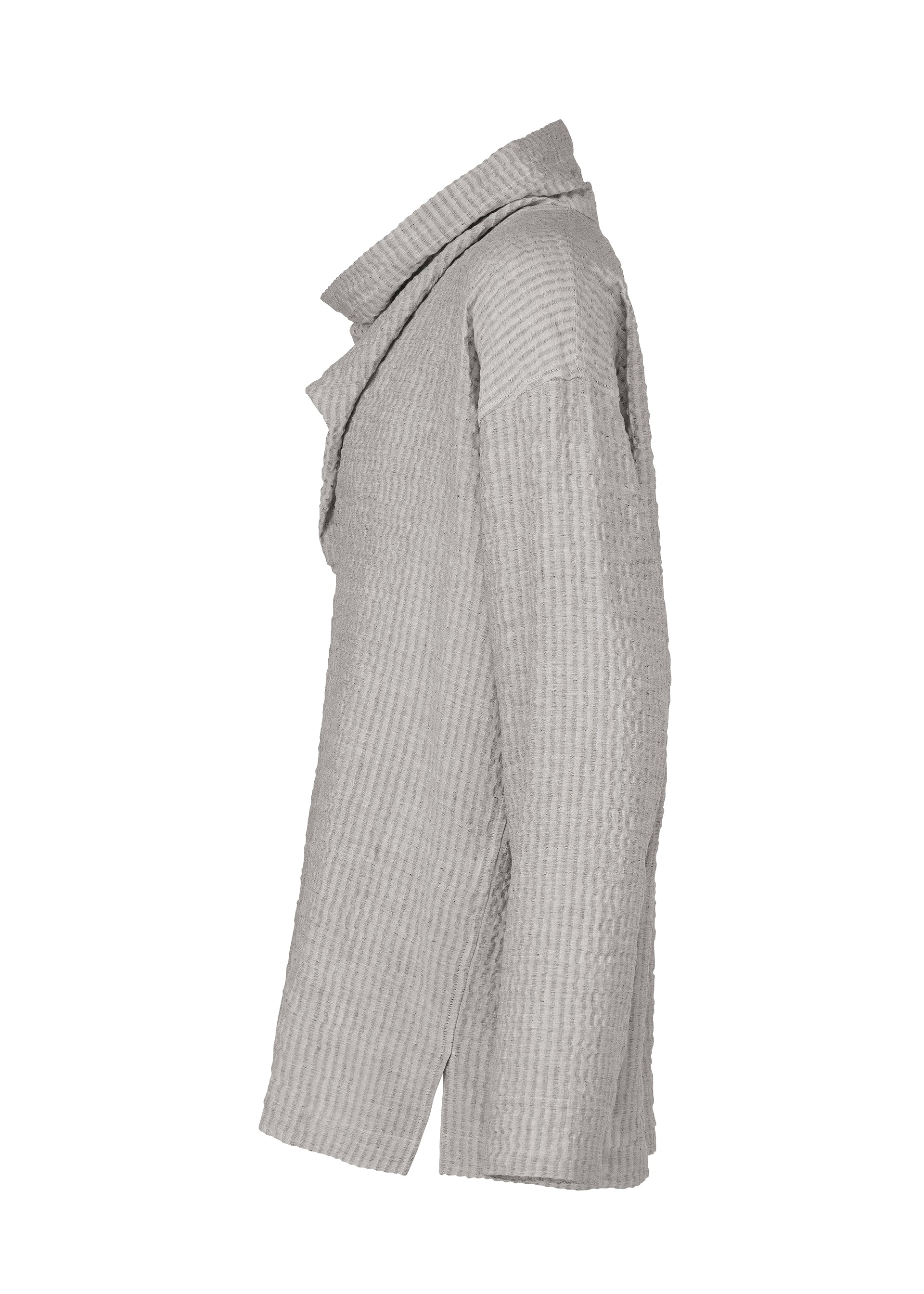 STRIPE LINEN SHRINK、メンズ_トップス_シャツ、ディテール画像2