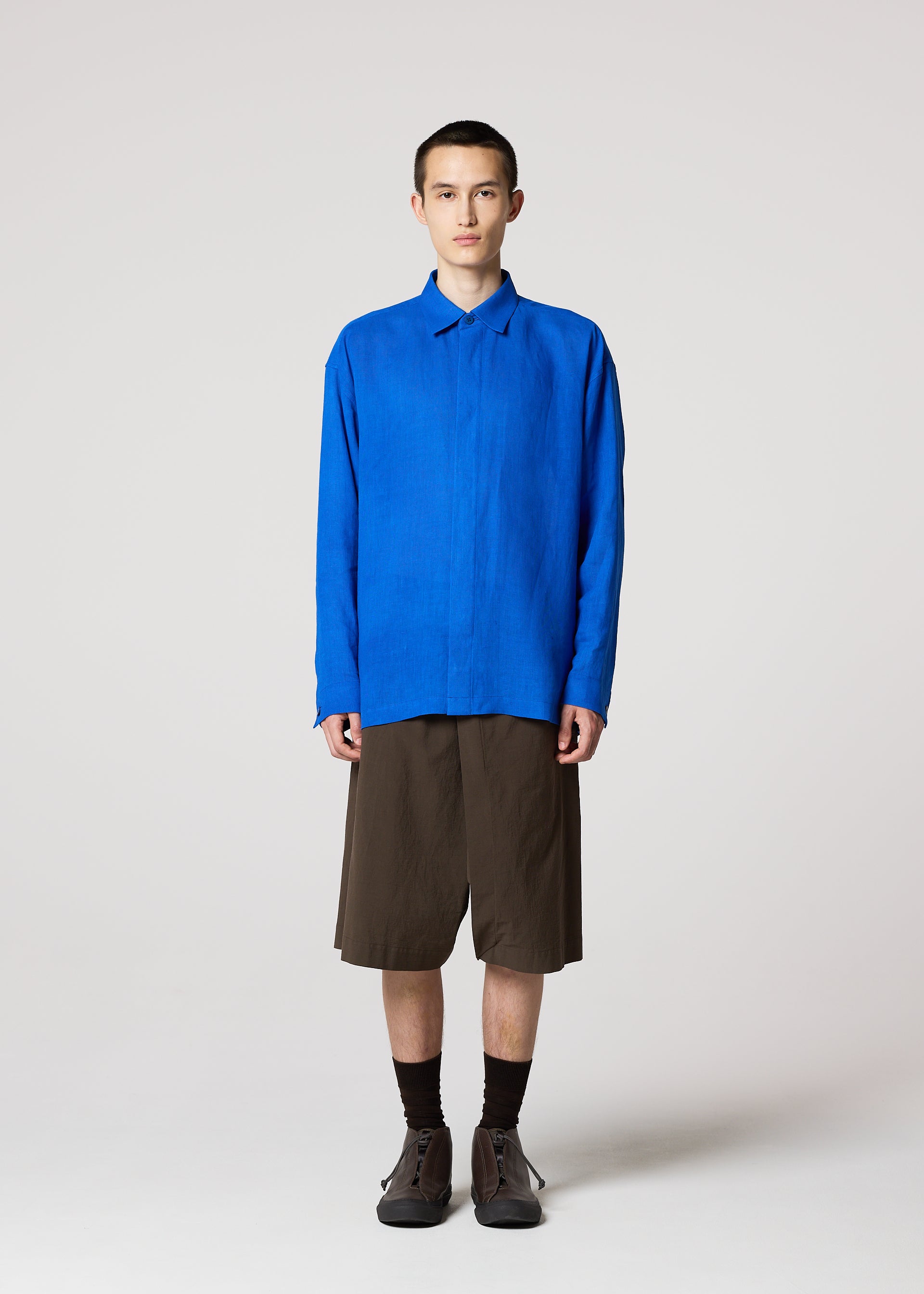 FLOATING LINEN、メンズ_トップス_シャツ、着用画像1