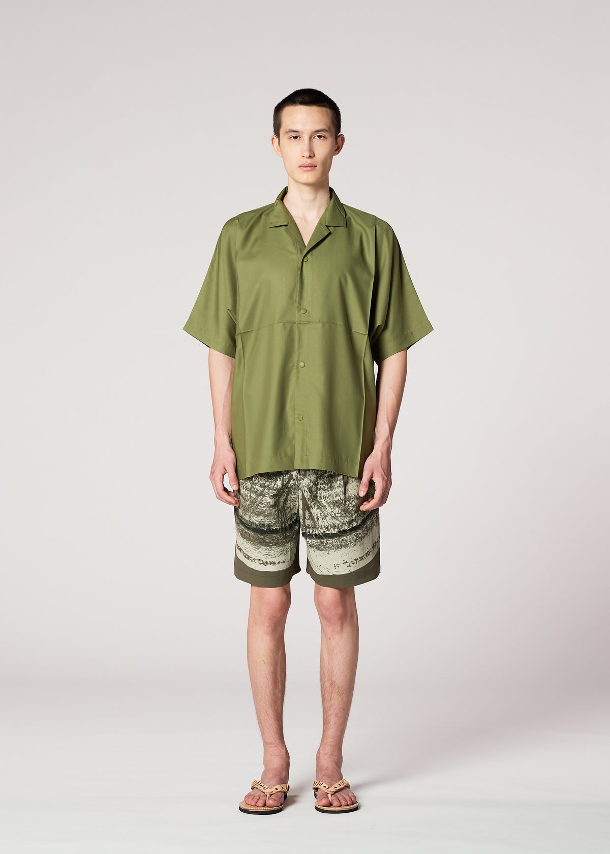 COMPACT SHIRT、メンズ_トップス_シャツ、着用画像1