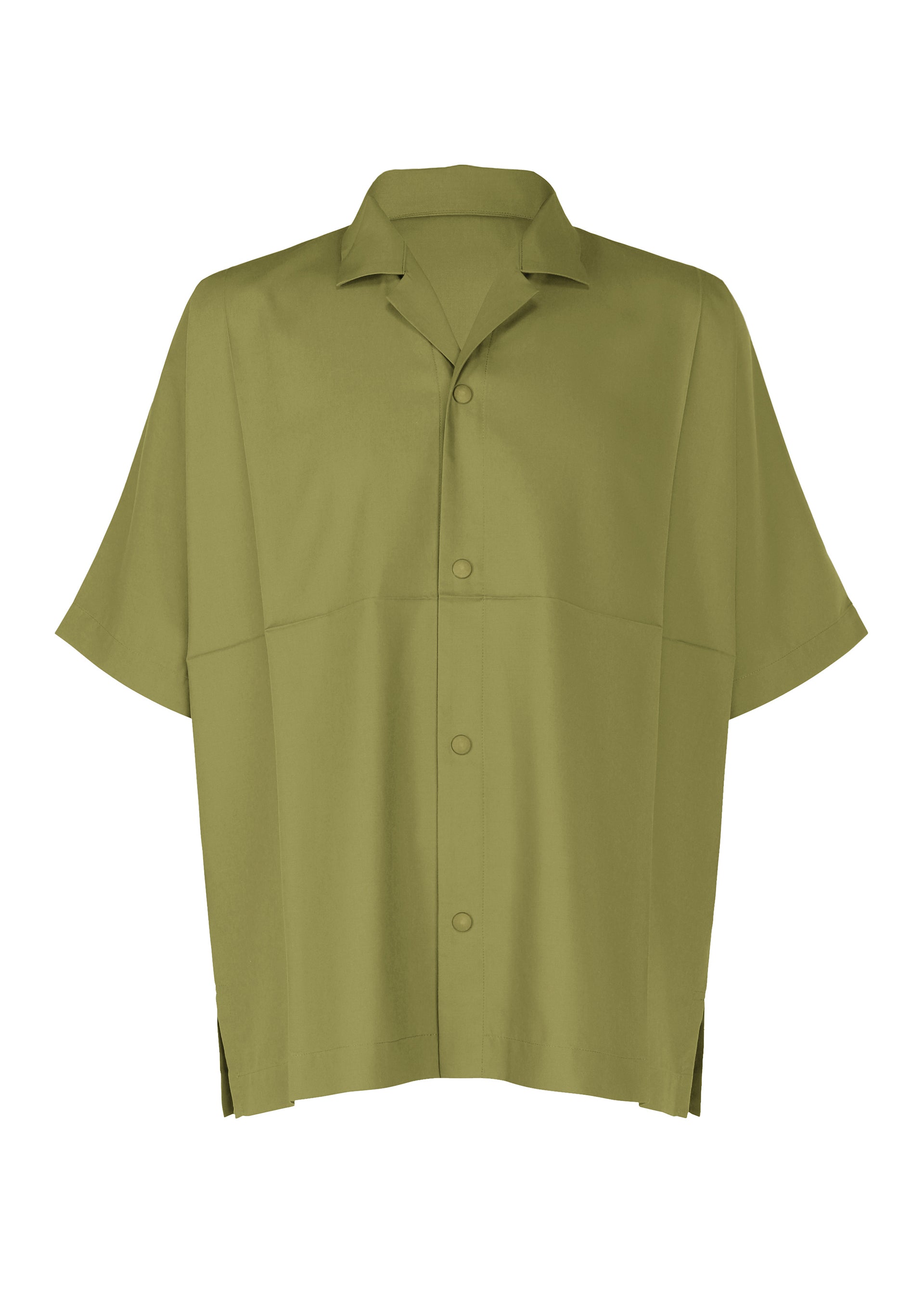 COMPACT SHIRT、メンズ_トップス_シャツ、カーキ