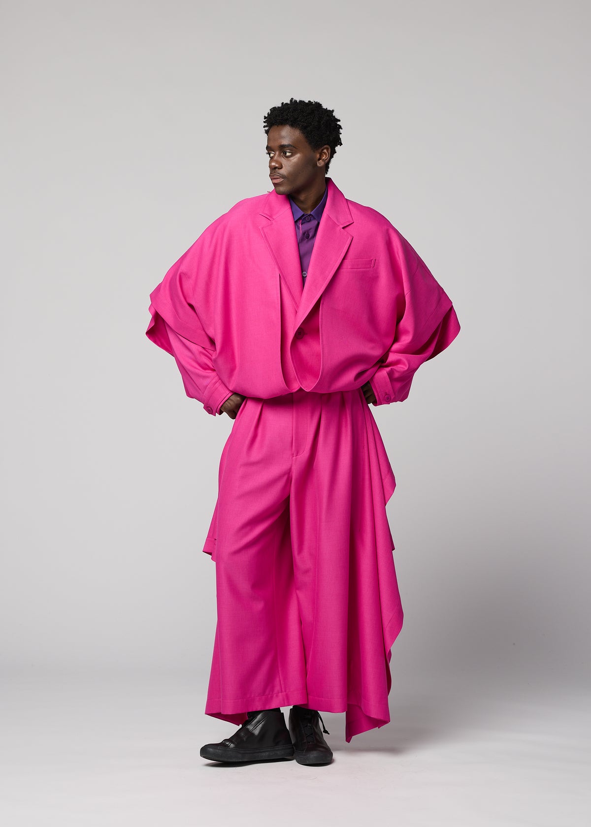 BREEZE DRAPE、メンズ_ジャケット&コート_コート、着用画像5