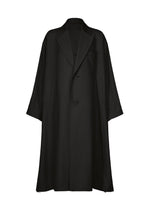 BREEZE DRAPE、メンズ_ジャケット&コート_コート、ブラック