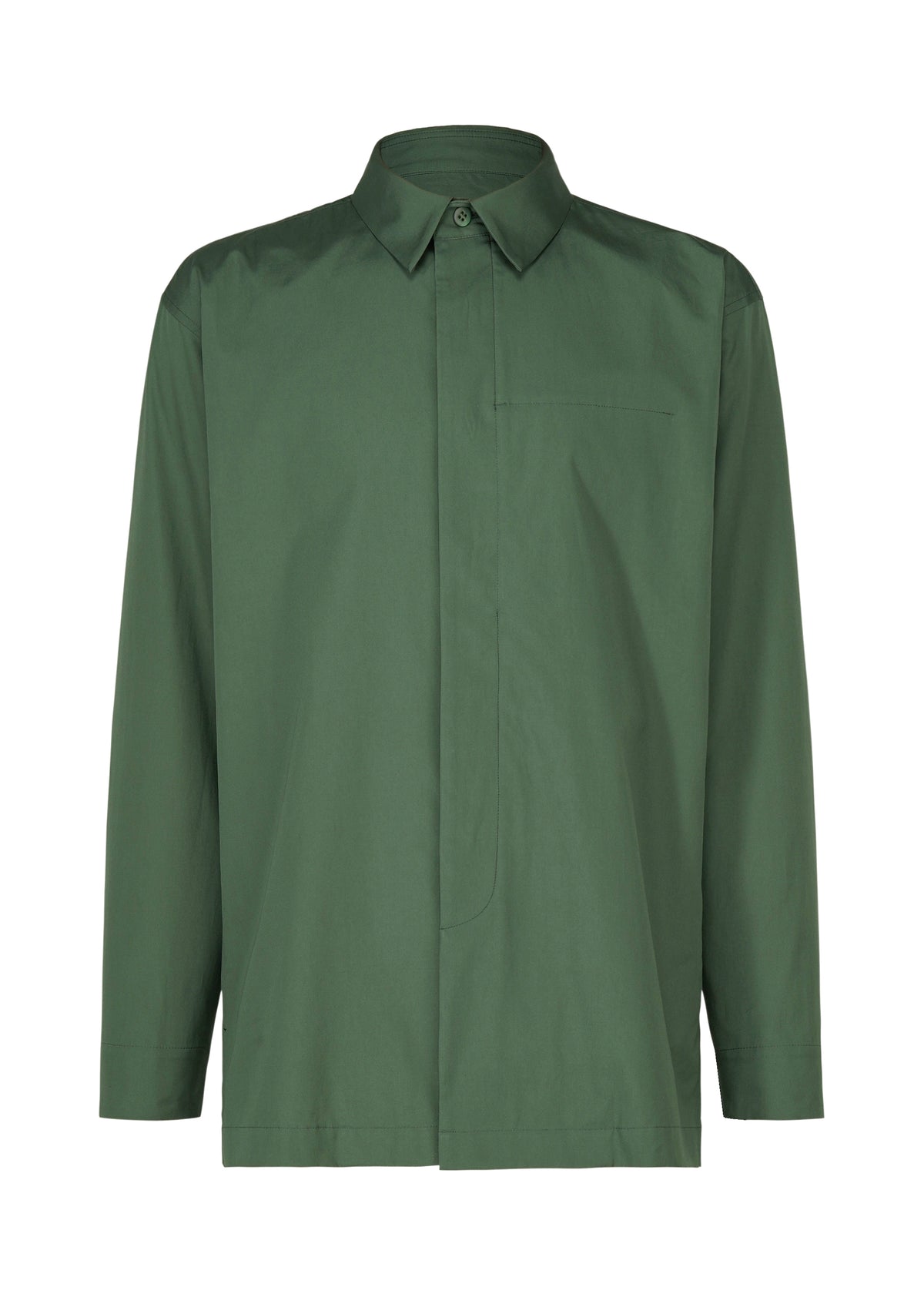140/2 SHIRT、メンズ_トップス_シャツ、グリーン