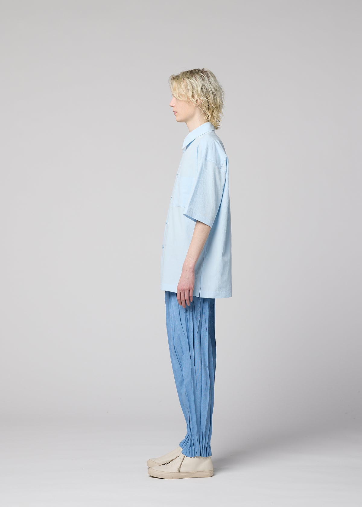 WHITE SHIRT、メンズ_トップス_シャツ、着用画像2