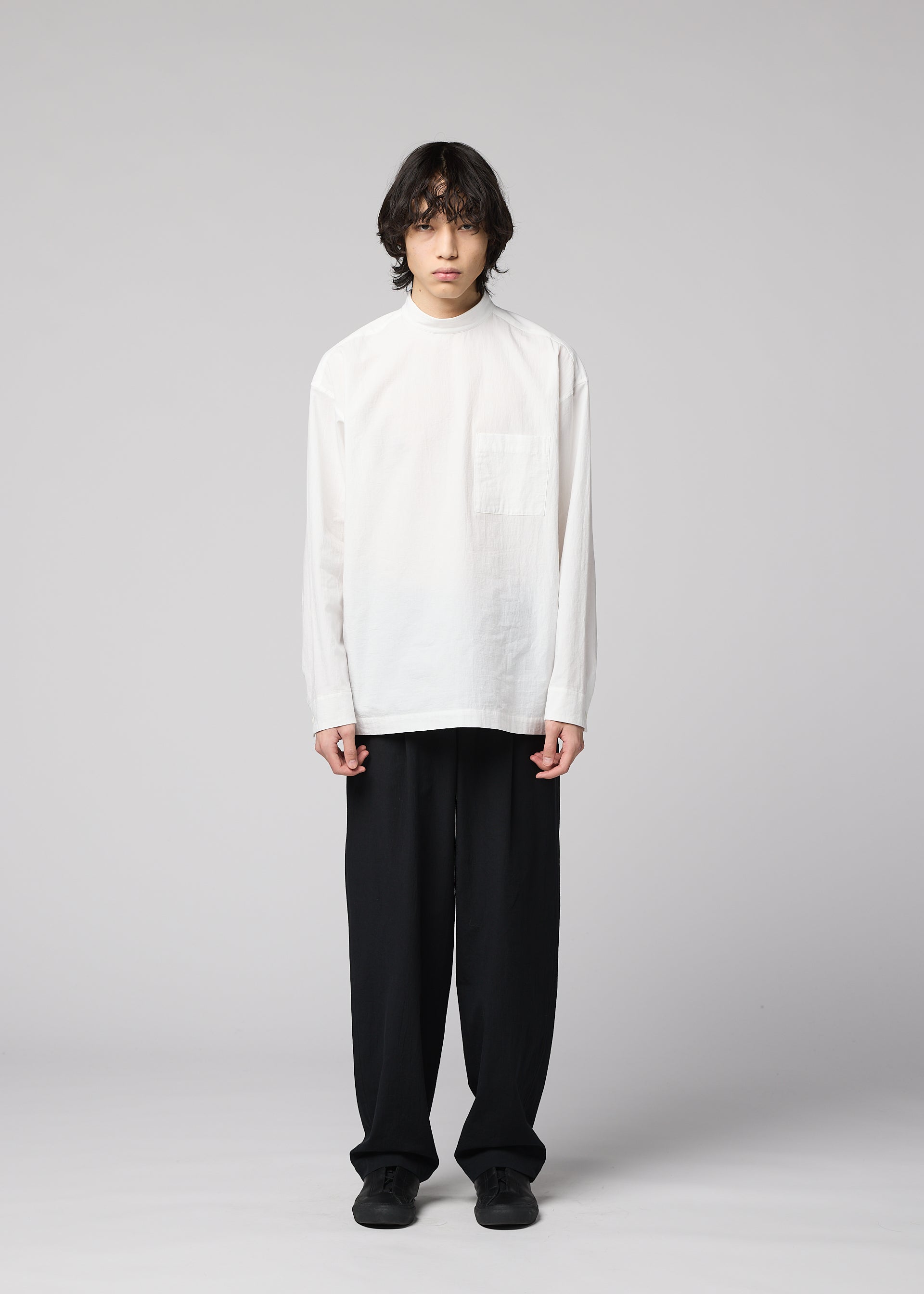 WHITE SHIRT、メンズ_トップス_シャツ、着用画像1