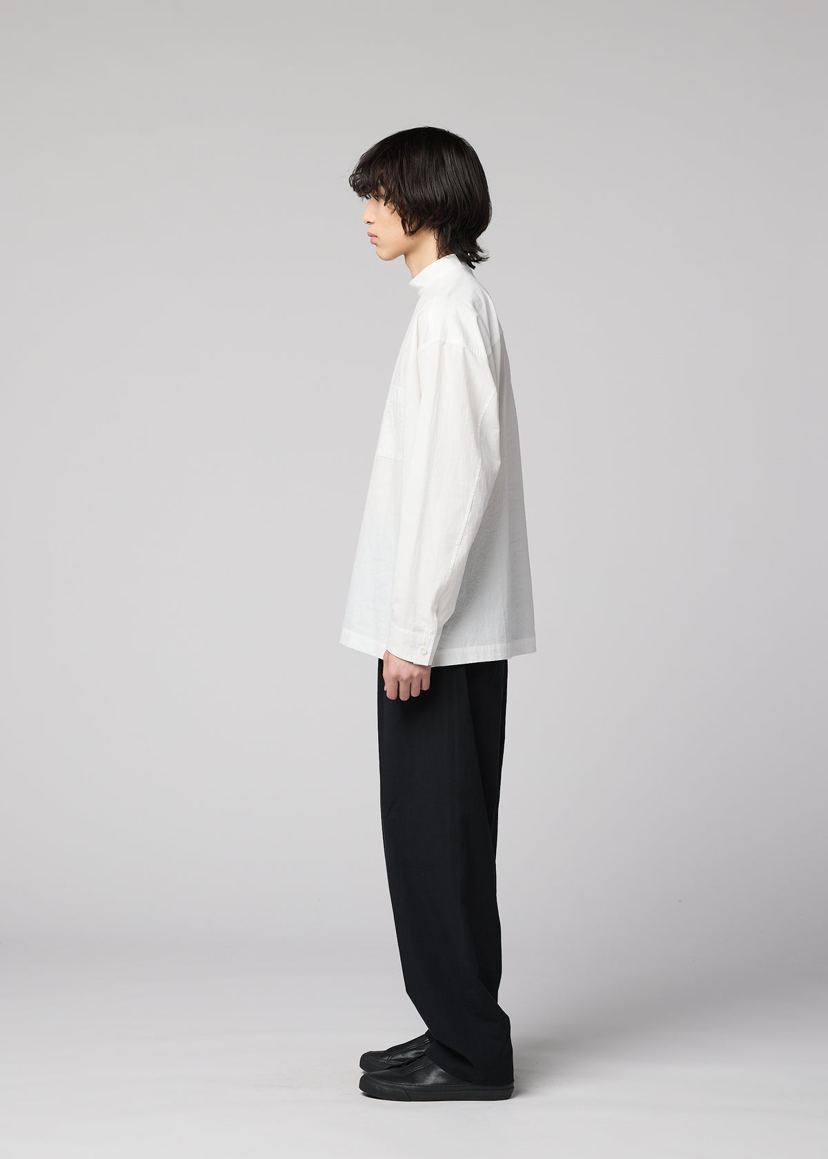 WHITE SHIRT、メンズ_トップス_シャツ、着用画像2