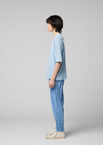 CREPE TUCK JERSEY、メンズ_トップス_トップ、着用画像2