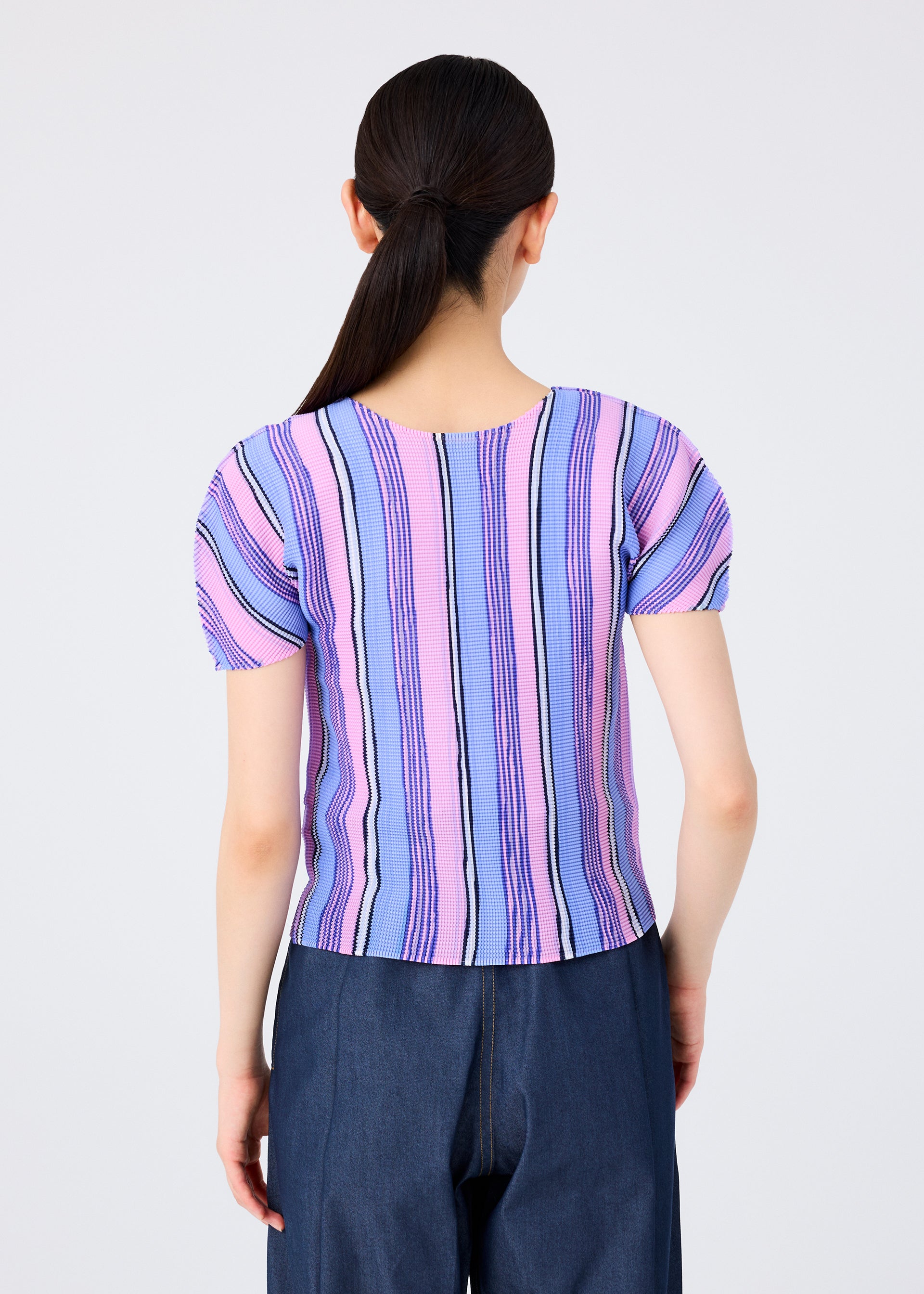 SHIRT STRIPE、ウィメンズ_トップス_トップ、着用画像2