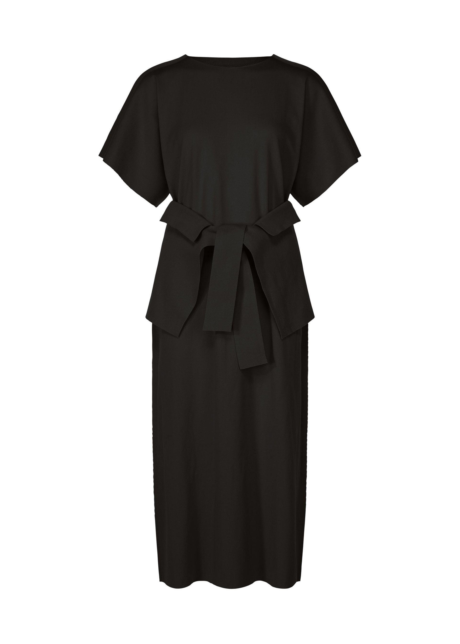 FLAT JERSEY、ウィメンズ_ワンピース、ブラック