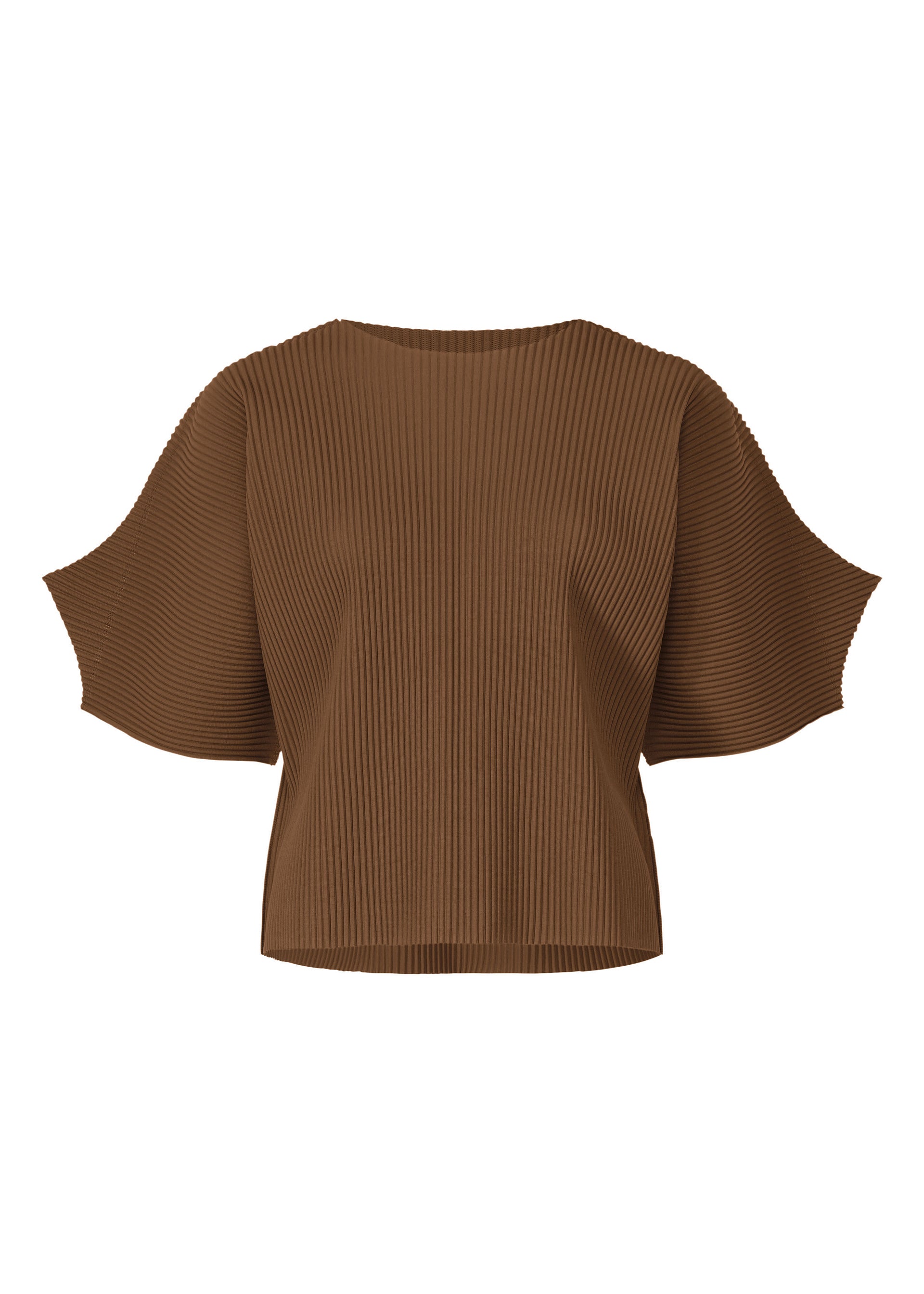 GIZA GIZA PLEATS、ウィメンズ_トップス_トップ、ブラウン