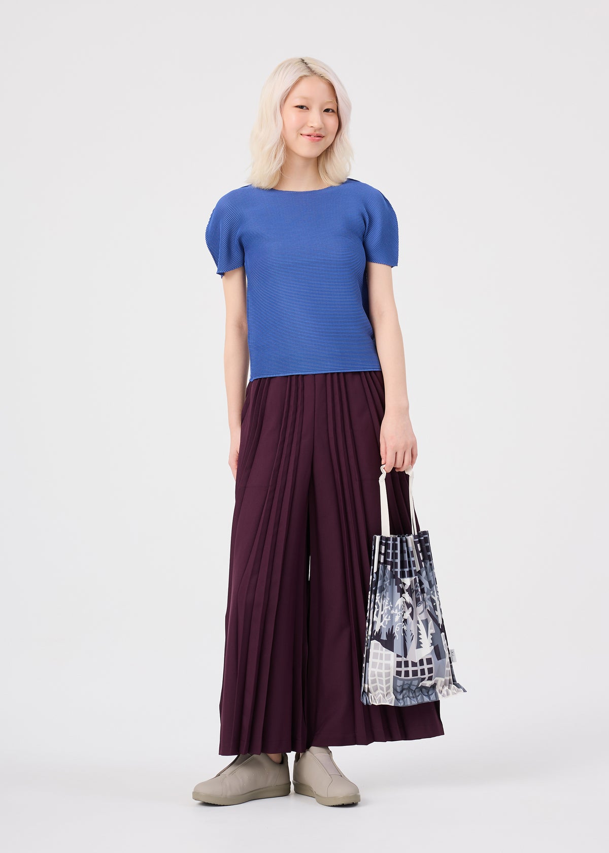 BUILDING TRUNK PLEATS BAG、バッグ&財布_トートバッグ、着用画像1