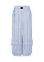 TREE PLEATS、ウィメンズ_パンツ、ブルー