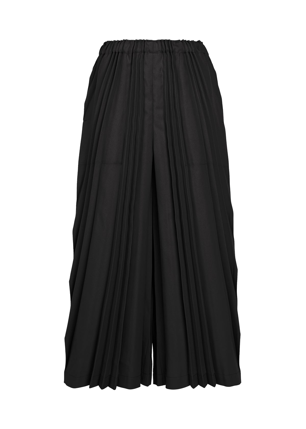 TOWER PLEATS BOTTOM、ウィメンズ_パンツ、ブラック