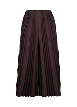 TOWER PLEATS BOTTOM、ウィメンズ_パンツ、パープル