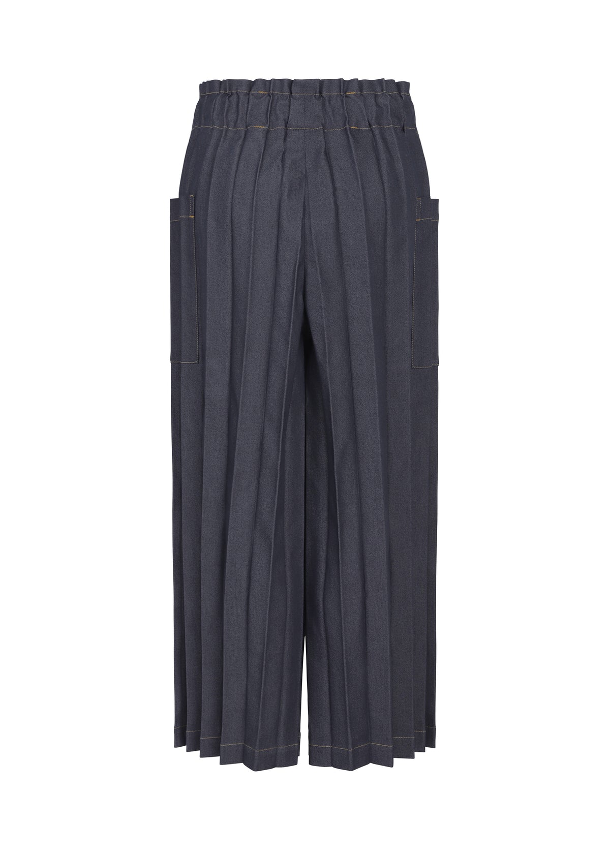 DENIM PLEATS BOTTOM、ウィメンズ_パンツ、ディテール画像1