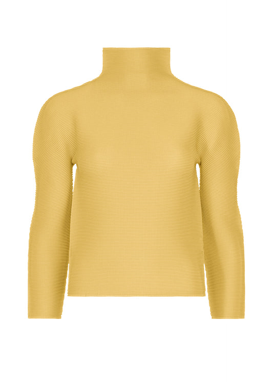 STRETCH PLEATS 4、ウィメンズ_トップス_トップ、イエロー