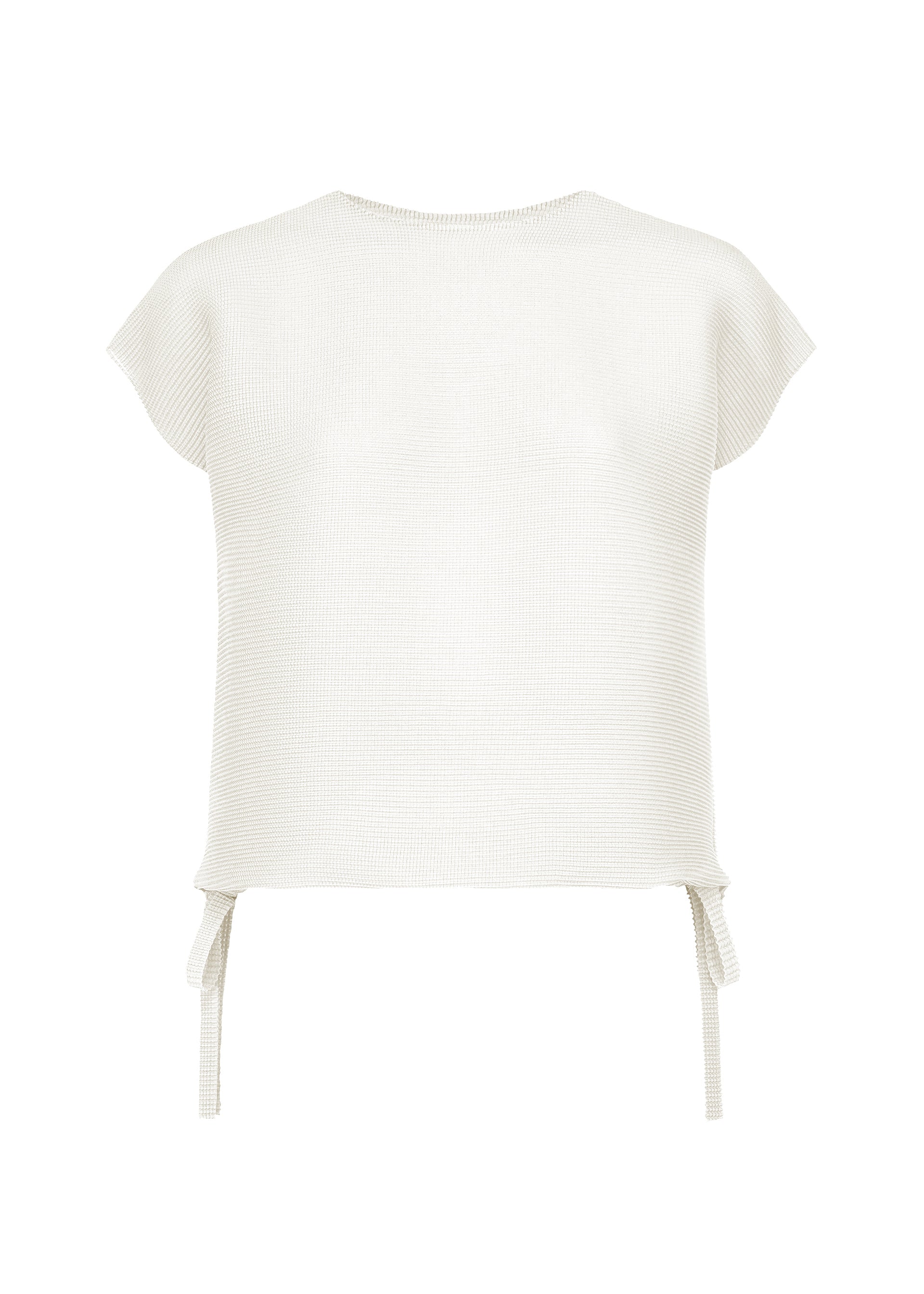 SQUARE STRETCH PLEATS、ウィメンズ_トップス_トップ、ホワイト