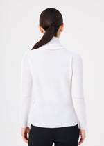 KNIT STRETCH PLEATS、ウィメンズ_トップス_トップ、着用画像2