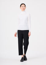 KNIT STRETCH PLEATS、ウィメンズ_トップス_トップ、着用画像3