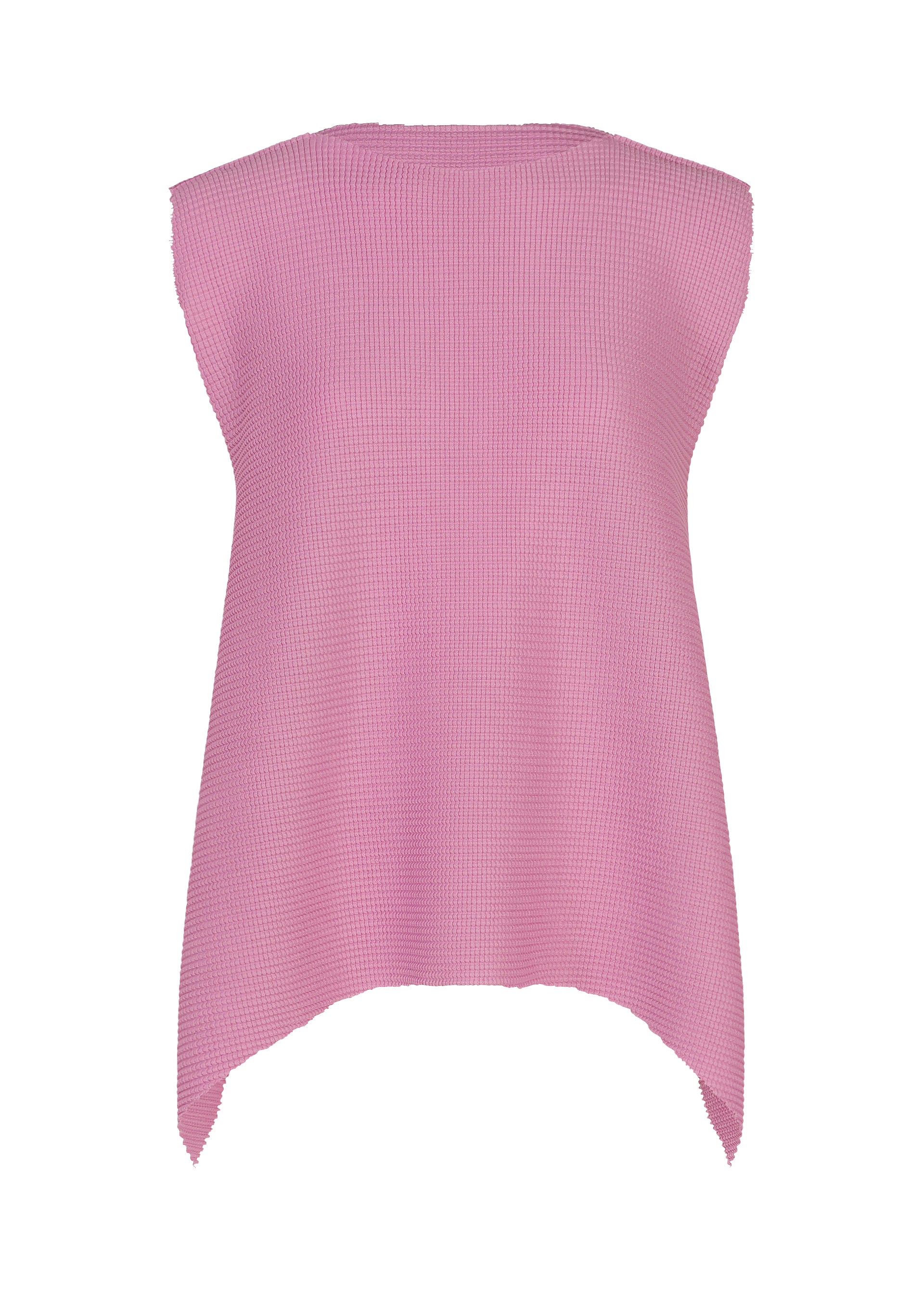 TOWER KNIT STRETCH PLEATS、ウィメンズ_トップス_トップ、ピンク