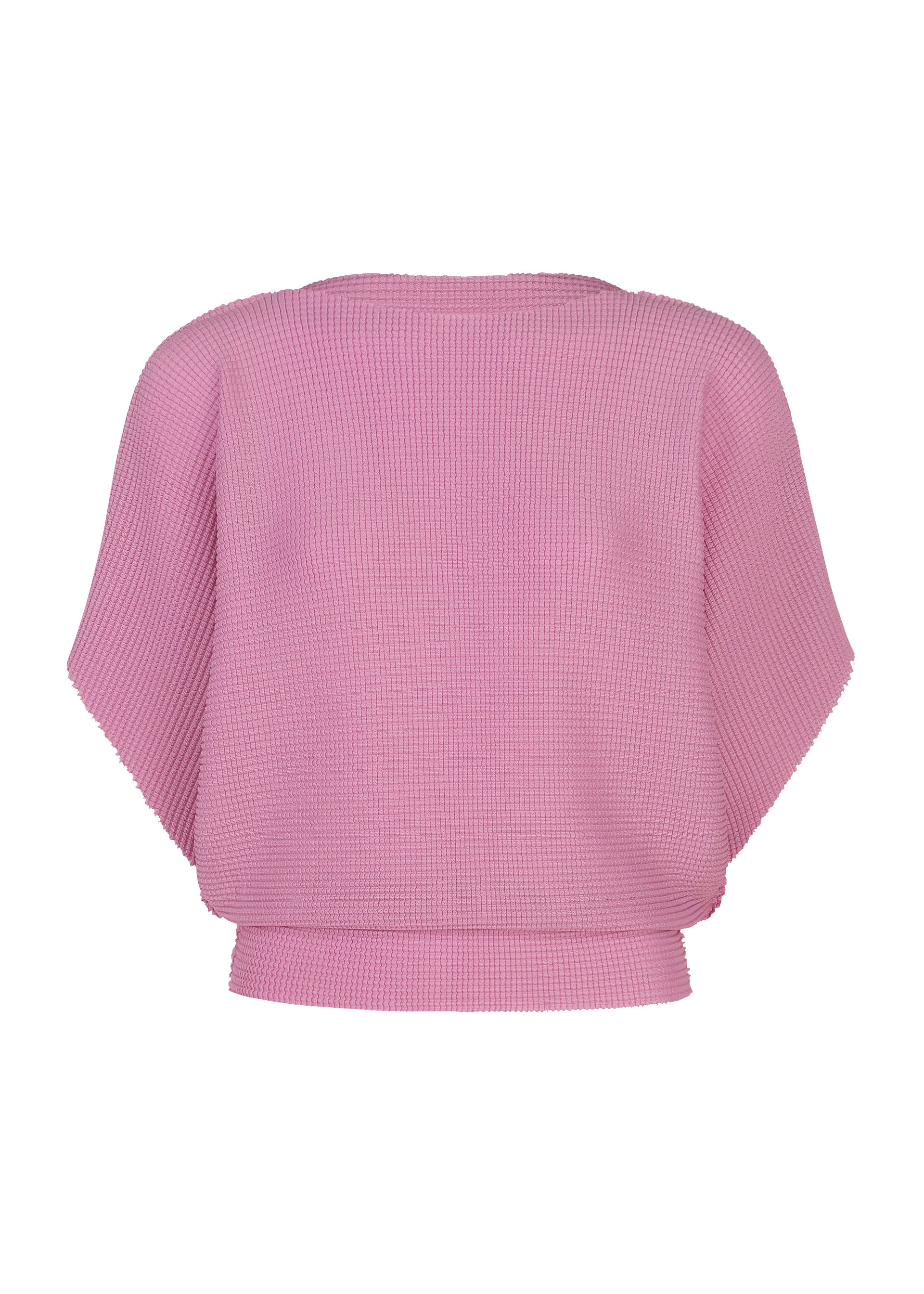 TOWER KNIT STRETCH PLEATS、ウィメンズ_トップス_トップ、ピンク