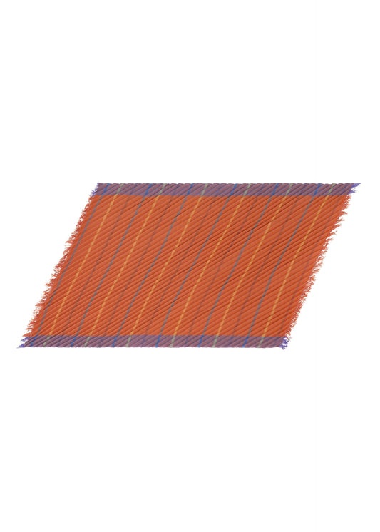 STRIPE PLEATS STOLE、アクセサリー&その他_ストール、レッド