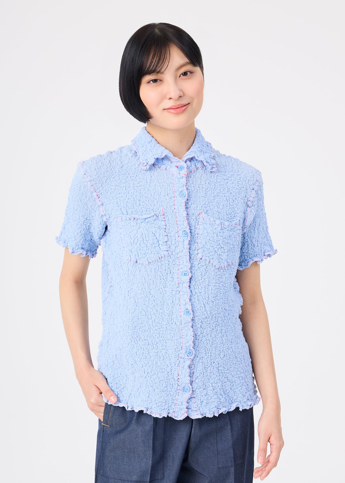 CAULIFLOWER COLOR 1、ウィメンズ_トップス_トップ、着用画像1