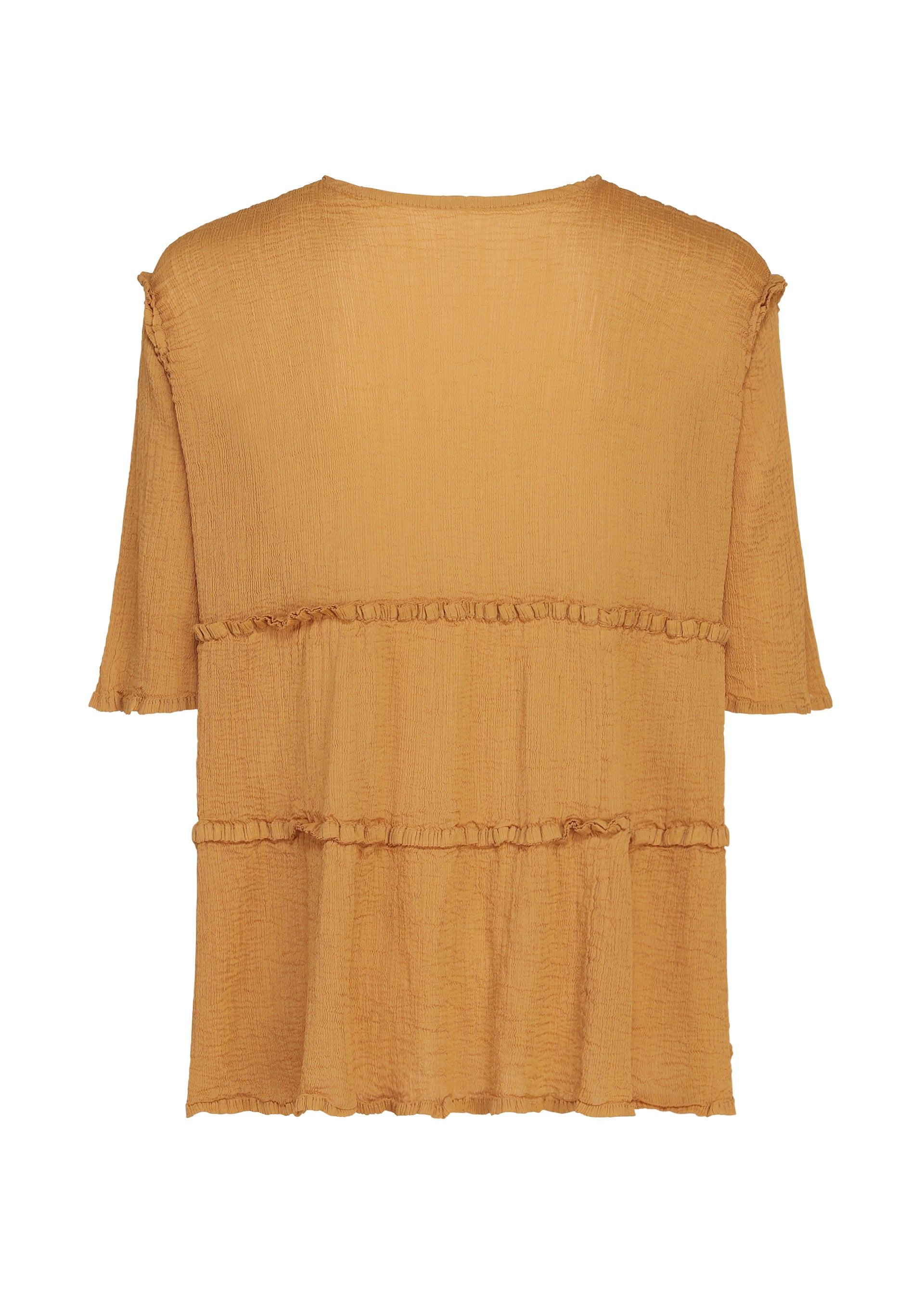 FLARE SEE-THROUGH CREPE、ウィメンズ_トップス_トップ、ディテール画像1