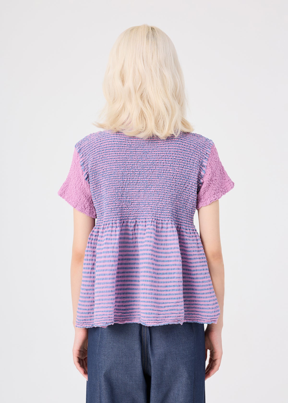 STRIPE CAULIFLOWER、ウィメンズ_トップス_トップ、着用画像2