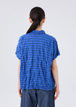 STRIPE MERINGUE T-SHIRT、ウィメンズ_トップス_トップ、着用画像2