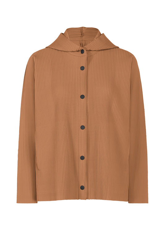 FINE KNIT PLEATS COLOR 2、ウィメンズ_ジャケット&コート_ジャケット＆ブルゾン、ブラウン