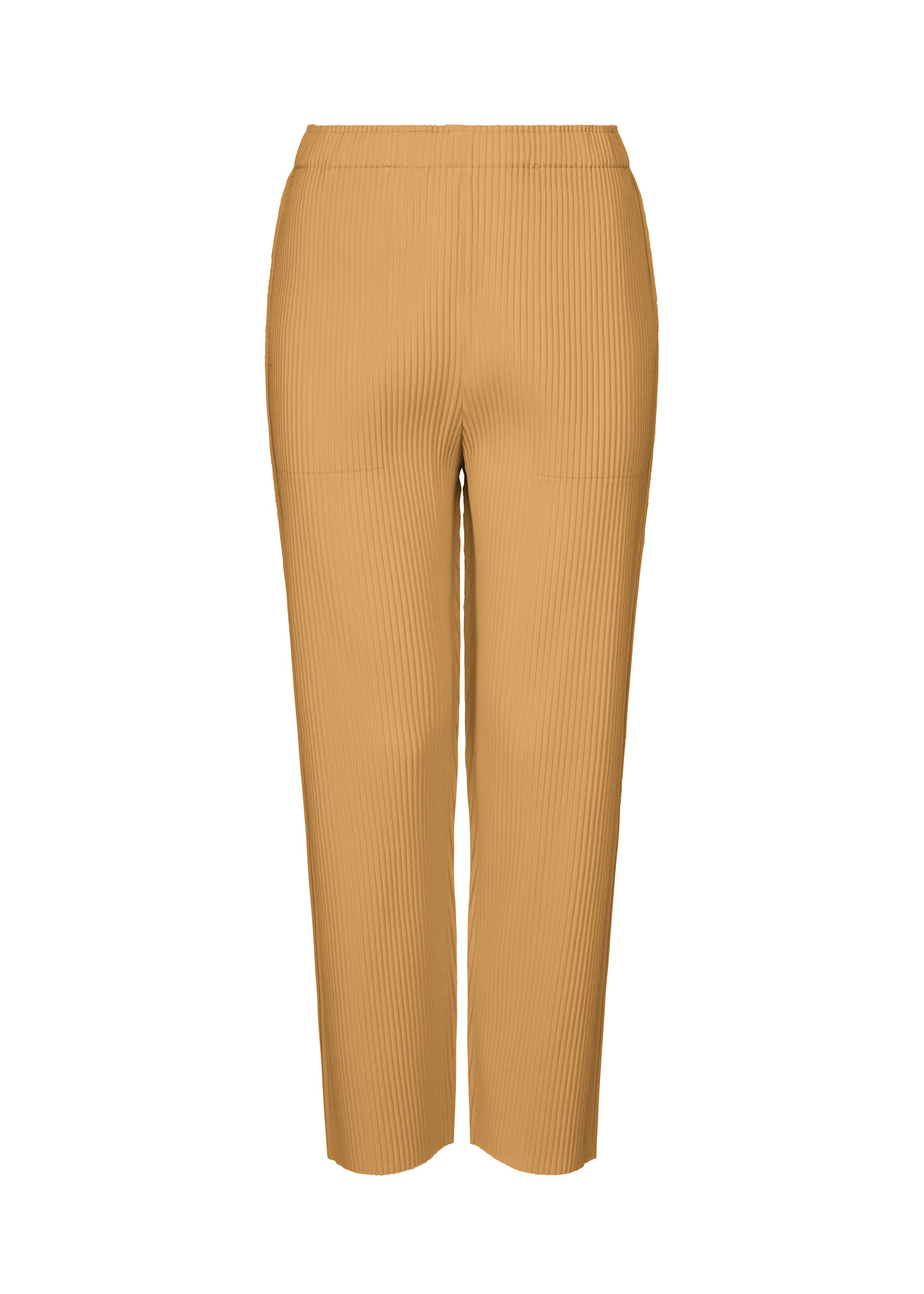 FINE KNIT PLEATS COLOR 1、ウィメンズ_パンツ、ベージュ