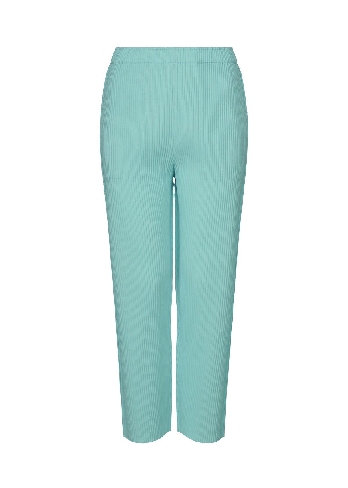 FINE KNIT PLEATS COLOR 1、ウィメンズ_パンツ、ブルー