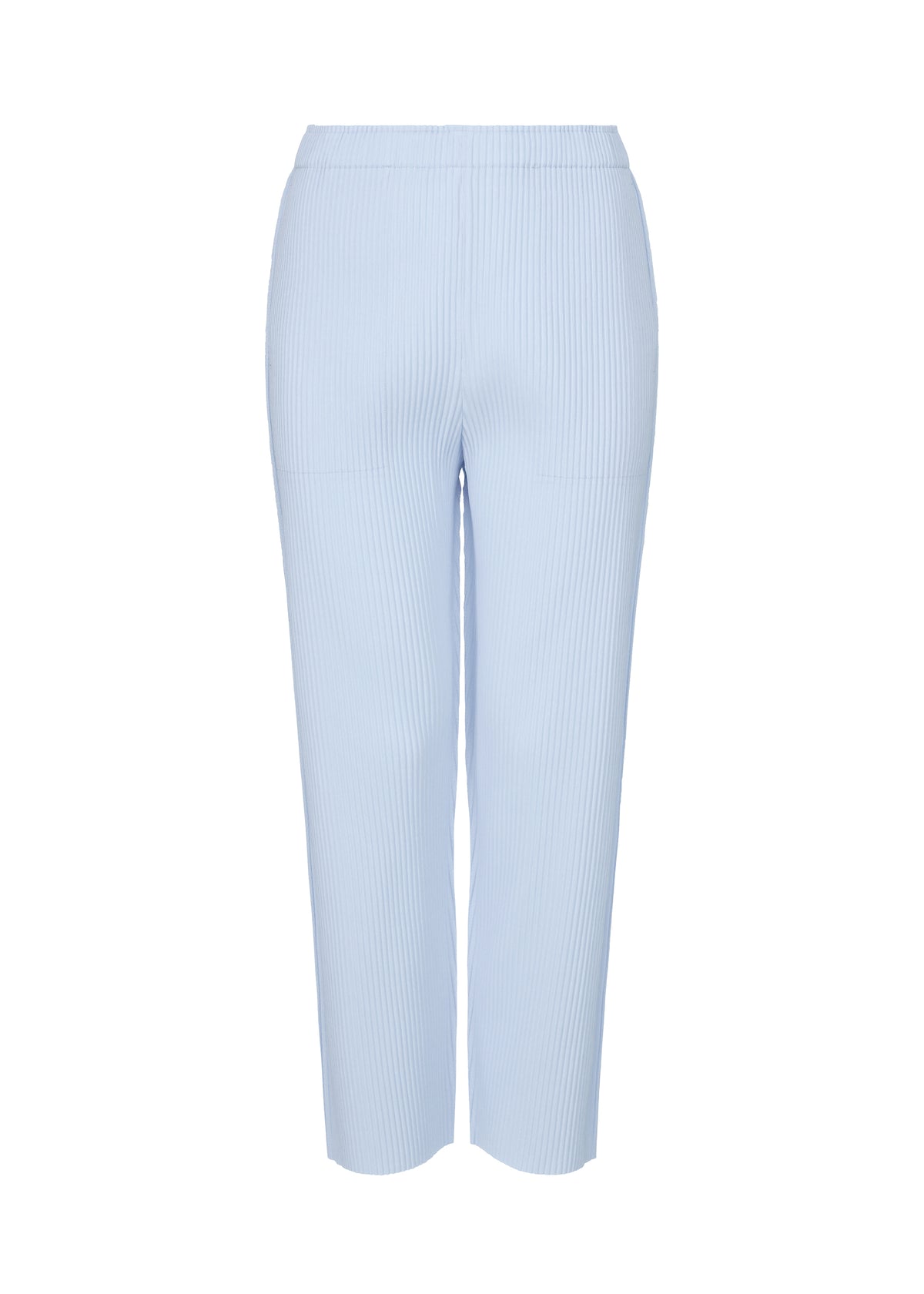 FINE KNIT PLEATS COLOR 1、ウィメンズ_パンツ、ブルー